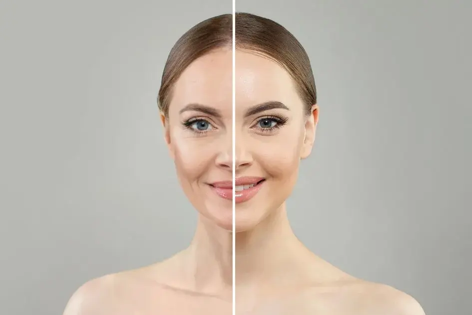 Tetra CoolPeel CO2 Laser before and after skin treatment in Greenwood Village, CO