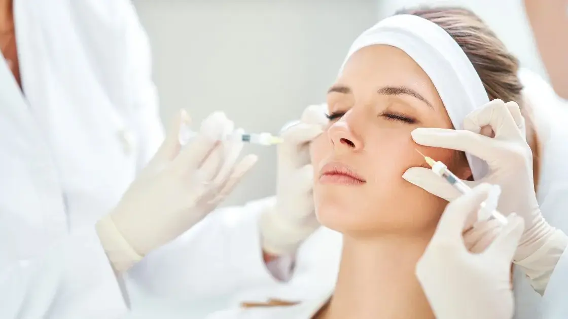 Woman receiving Botox or Daxxify injections from a specialist in Parker, CO